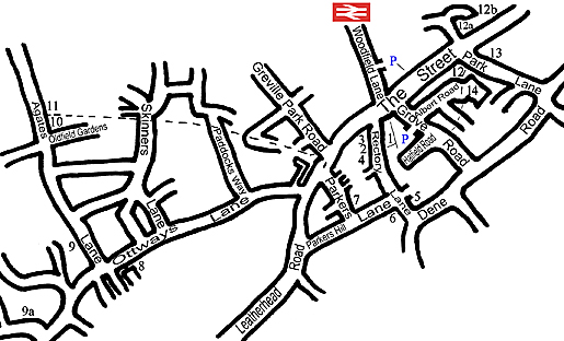 Map of walk
