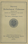 Book cover: Surrey Archaeological Collections