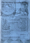 Magazine cover: Northern Ceramic Society Newsletter
